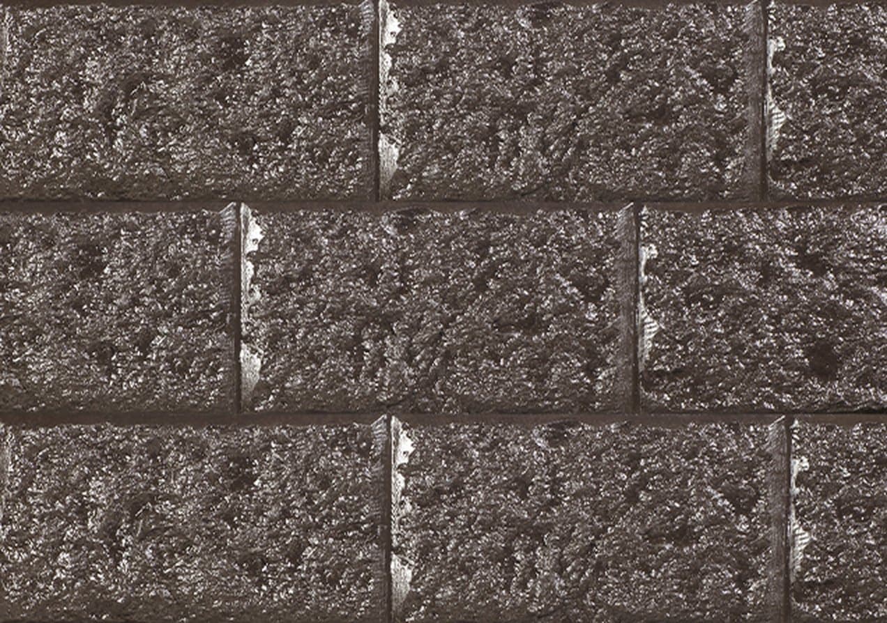 St Helena concrete sleeper finish, coarse charcoal aggregate